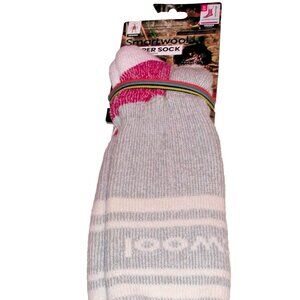 Share SmartWool Maximum Cushion Tall Crew Slipper Socks Men's XL Medium Gray NWT